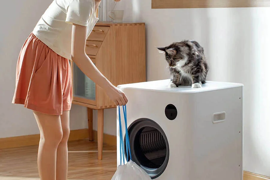 electronic kitty litter box