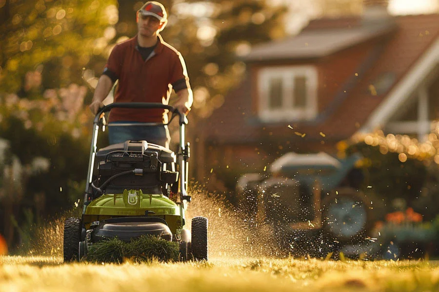 self propelled cordless lawn mowers